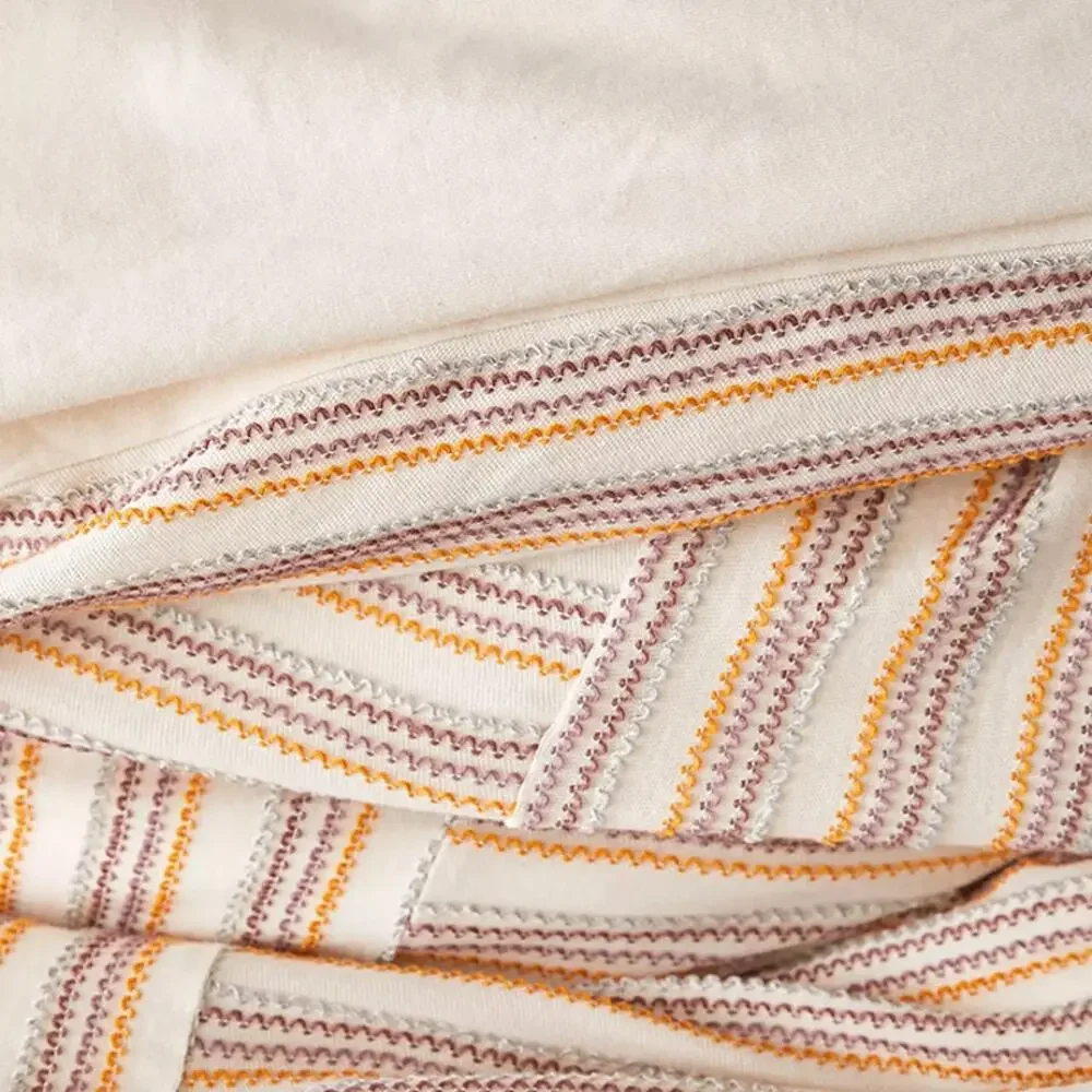 Urban Outfitters Chevron Twist Jersey Duvet Cover - King - New